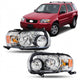 2005 to 2007 Ford Escape Halogen Headlights, Factory Style Chrome Housing, Left Driver & Right Passenger Side Pair, Direct OEM Fit