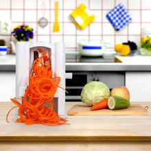 Load image into Gallery viewer, 5-in-1 Manual Vegetable Zucchini Spiralizer Noodle Maker Machine