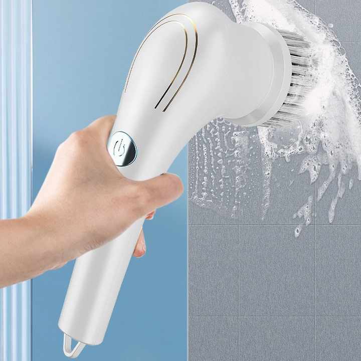 Powerful Electric Home Bathroom Kitchen Spin Cleaner Scrubber