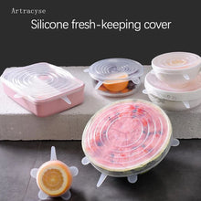 Load image into Gallery viewer, Silicone Cover Stretch Lids