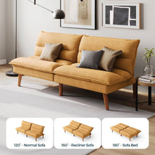 Load image into Gallery viewer, Convertible Futon Sofa Bed