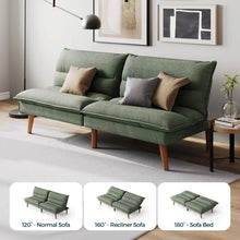 Load image into Gallery viewer, Convertible Futon Sofa Bed