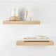 Wood Floating Shelves Set of 2