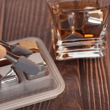 Load image into Gallery viewer, Metal Reusable Beverage Chiller Cubes - Set of 8 Pieces