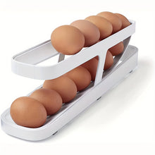 Load image into Gallery viewer, 2-Tier Egg Roll Down Dispenser Refrigerator Rack