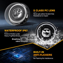 Load image into Gallery viewer, 7-Inch Round LED Projector Headlight with DRL & Amber Turn Signal