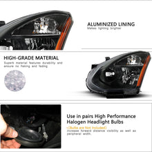 Load image into Gallery viewer, 2008-2013 Nissan Rogue / 2014-2015 Rogue Select Black Headlight Assembly Pair