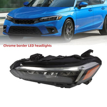 Load image into Gallery viewer, 2022-2024 Honda Civic Driver Side LED Headlight Assembly - Chrome
