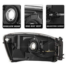 Load image into Gallery viewer, 2006-2008 Dodge Ram 1500/2500/3500 Chrome Headlight Assembly Pair