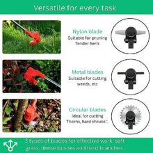 Load image into Gallery viewer, Garden Pro 21V Cordless Brush Cutter with 90° Rotating Head