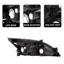 Load image into Gallery viewer, 2003-2007 Honda Accord Chrome Headlight Assembly Pair - Sedan & Coupe