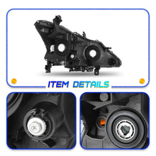 Load image into Gallery viewer, 2013-2015 Nissan Altima Sedan Black Projector Headlight Assembly Pair
