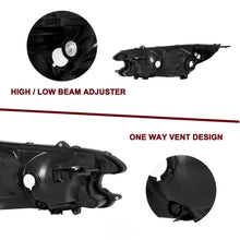 Load image into Gallery viewer, 2012-2014 Honda CR-V Black Headlight Assembly Pair with Amber Corner Lamps