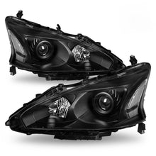 Load image into Gallery viewer, 2013-2015 Nissan Altima Sedan Black Projector Headlight Assembly Pair