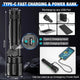 High-Power LED Flashlight for Outdoor & Emergency Use