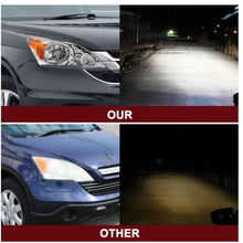 Load image into Gallery viewer, 2007-2011 Honda CR-V Chrome Headlight Assembly Pair with Amber Corner Lamps