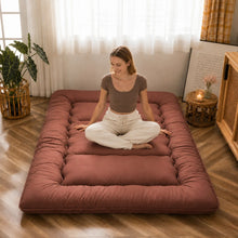 Load image into Gallery viewer, Cozy Rest 4-Inch Foldable Japanese Floor Mattress & Futon