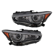 Load image into Gallery viewer, 2014-2022 Infiniti Q50 LED DRL Projector Headlight Assembly Pair - Chrome
