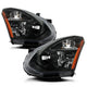 2008-2013 Nissan Rogue / 2014-2015 Rogue Select Black Headlight Assembly Pair