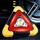 Solar LED Flashing Car Hazard Roadside Triangle Work Light
