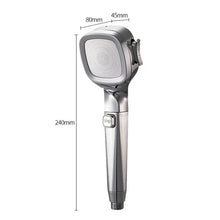 Load image into Gallery viewer, 4-mode Handheld Pressurized Shower Head with Pause Switch