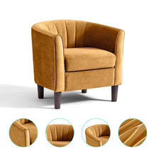 Load image into Gallery viewer, Accent Chair with Ottoman