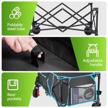 Load image into Gallery viewer, Heavy Duty Portable Foldable Wagon Cart