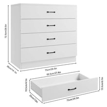 Load image into Gallery viewer, 4-Drawer Dresser
