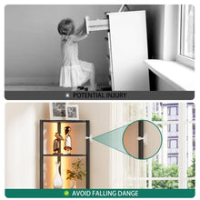 Load image into Gallery viewer, 6-Tier Corner Bookshelf for Living Room, Bedroom, Kitchen, Bathroom