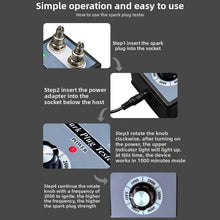 Load image into Gallery viewer, Spark Plug Tester Dual Hole Diagnostic Tool 12V Gasoline Car Ignition Analyzer