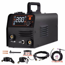 Load image into Gallery viewer, 3 in 1 Mig Tig MMA Welder 200A Gasless Flux Core Inverter Welding Machine