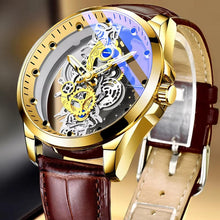 Load image into Gallery viewer, Skeleton Men's Automatic Quartz Stainless Steel Watch