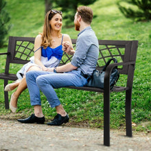 Load image into Gallery viewer, Garden Bench With Armrest For Park Yard Deck Entryway