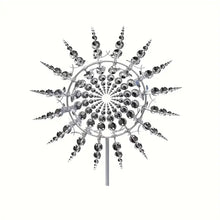 Load image into Gallery viewer, 3D Metal Windmill Kinetic Wind Garden Sculpture