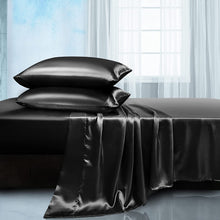 Load image into Gallery viewer, Premium Silky Feel Cooling Luxury Satin Bed Sheets Set