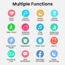 Load image into Gallery viewer, Blood Glucose Monitoring Smartwatch