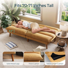 Load image into Gallery viewer, Convertible Futon Sofa Bed