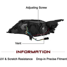Load image into Gallery viewer, Headlights for 2014-2020 Chevy Impala All Black Housing (Left and Right)