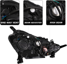 Load image into Gallery viewer, 2016-2019 Nissan Sentra 4 Door Chrome Headlights, Amber Corner Housing Assembly, Left & Right Side Pair, Direct OEM Replacement