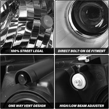 Load image into Gallery viewer, 2011-2017 Honda Odyssey Chrome Headlights, Amber Corner Housing Assembly, Left & Right Side Pair, Direct OEM Fitment