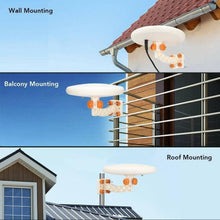 Load image into Gallery viewer, Outdoor HDTV Amplified TV Antenna, 360° Omni Directional Digital HD Antenna for 1080P 4K Local Channels, High Gain Signal Booster