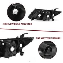 Load image into Gallery viewer, 2011-2017 Honda Odyssey Chrome Headlights, Amber Corner Housing Assembly, Left & Right Side Pair, Direct OEM Fitment