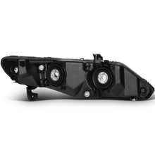 Load image into Gallery viewer, 2006-2011 Honda Civic Sedan Headlights, LH & RH Set for 1.8L & 2.0L 4 Door, Direct OEM Fitment Black Housing Assemblya