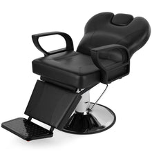 Load image into Gallery viewer, Heavy Duty Hydraulic Barber Chair, All Purpose Reclining Salon Chair with 360° Swivel & Adjustable Headrest for Hair Styling, Shaving & Tattoos
