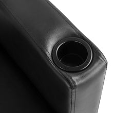 Load image into Gallery viewer, Leather Waiting Bench For Office Salon Barbershop