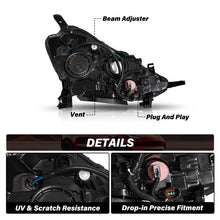 Load image into Gallery viewer, 2016-2019 Nissan Sentra 4 Door Chrome Headlights, Amber Corner Housing Assembly, Left & Right Side Pair, Direct OEM Replacement