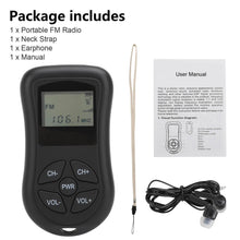 Load image into Gallery viewer, Portable Mini Pocket Radio AM/FM
