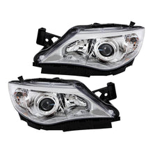 Load image into Gallery viewer, 2008-2011 Subaru Impreza Halogen Headlights, Crystal Clear Lens Chrome Housing, Left Driver & Right Passenger Side Pair, Direct OEM Fit
