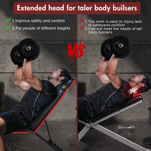 Load image into Gallery viewer, Adjustable Foldable Dumbbell Bench Incline Decline