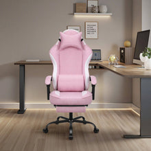 Load image into Gallery viewer, Ergonomic Gaming Chair With Footrest